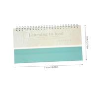 TOYZFRIENDY Small Standing Flip Desk Calendar with Monthly Layout From July to December Decorative Desktop Planner for Home Office Scheduling and Daily Inspiration