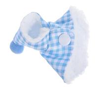 TOYZFRIENDY Soft Plush Light for Pet Parrots Cockatiels, Warm Thick Fabric Parrot Coat, Small Size Winter Bird Clothes Cape for Outdoor Use