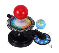 TOYZFRIENDY Solar System Three Sphere Model Kit with Realistic Earth Moon Sun Orbits, Educational Science Teaching Aid for Preschool and Classroom Use, Creative Outer Space Toy for Kids