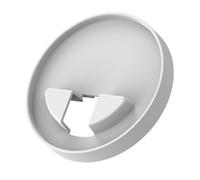 TOYZFRIENDY Speaker Stand with Cable Storage Slot White Tabletop Audio Holder Frame Compatible Smart Speaker Support Practical Design for Neat Desk Organization