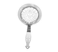 TOYZFRIENDY Stainless Steel Cocktail Strainer Food-Grade Barware with Mirror Polish for Home Bar and Professional Mixologists Rust-Resistant Mesh Filter for Fruit Tea and Cocktails