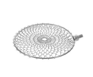 TOYZFRIENDY Stainless Steel Egg Scooper Tool 10cm Mesh Basket Backyard Chicken Duck Egg Collection Coop Nest Gathering Farm Use