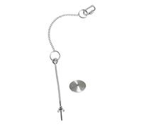 TOYZFRIENDY Stainless Steel Hanging Chicken Feeder with Chain Vegetable and Fruit Holder Skewer for Poultry and Birds Swinging to Encourage Foraging and Boredom