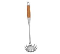 TOYZFRIENDY Stainless Steel Spaghetti Scoop with Smooth Surface Kitchen Noodle Colander Lightweight Cooking Utensil for Efficient Pasta Serving