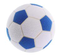 TOYZFRIENDY Sticky Football Target Game - Size 5 White and Blue Felt Soccer Ball with Hook and Loop Fastener - Indoor and Outdoor Football Training Equipment for Boys - Soccer Dart Skills