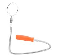 TOYZFRIENDY Telescoping Inspection Mirror with LED Light Foldable Stainless Steel Under Car Inspection Tool for Mechanics Compact Portable for Automotive Repairs and Maintenance
