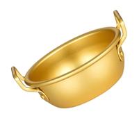 TOYZFRIENDY Thicken Aluminum Soup Bowl with Smooth Edges and Light Weight Design for Home and Buffet Use Sturdy Small Metal Noodle and Salad Bowl Easy to Clean