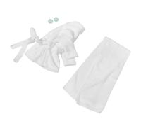 TOYZFRIENDY Thickened Cotton Newborn Bathrobe for Easy Off Robe Photography Prop for Months Warm Photoshoot Outfit Capturing Precious Moments