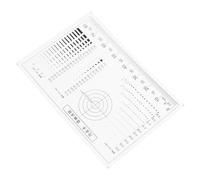 TOYZFRIENDY Transparent Card Centering Grading Tool Measuring Ruler with Crack and Spot Inspection for Sports Card Accuracy Multi-functional Film Gauge for Surface Defect Detection and Precise