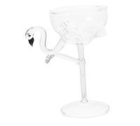 TOYZFRIENDY Transparent Flamingo Cocktail Glass Unique Wine Goblet for Home Bar Parties Weddings Elegant Stemmed Tableware Wine Lovers