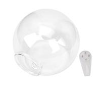 TOYZFRIENDY Transparent Glass Hanging Planter with Bracket Wall-mounted Round Terrarium Vase for Water Plants and Succulents Smooth Surface Home Decor Ornament for Bedroom Living Office