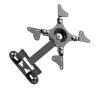 TOYZFRIENDY Tv Wall Mount Bracket with Foldable and Rotatable Design Space Saving Black Wall Mount for LCD Screens Suitable for Living Bedroom Shop and Meeting