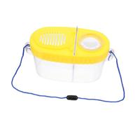 TOYZFRIENDY Two-way Observation Box Magnifier for Portable Biological Viewer with Air Ventilation Educational Insect and Nature Explorer Yellow Design for Outdoor Learning Random Color