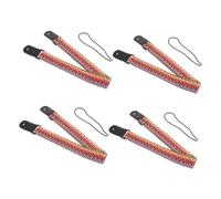 TOYZFRIENDY Ukulele Straps Soft to The Touch 4pcs Adjustable Bohemian Style Cotton Woven Shoulder Belts Versatile Use for Ukuleles and Banjos Supporting Different Music Styles and Performance