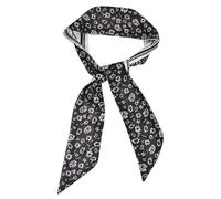 TOYZFRIENDY Vintage French Style Silk Hair Scarf Wildflower Long Narrow Ribbon Hair Tie for Women Multi-way Wear Hairband Wrist Wrap Accessory and Stylish for Party Travel Work