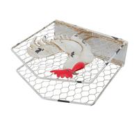 TOYZFRIENDY Vintage Metal Napkin Holder Rustic Rooster Design Farmhouse Paper Tissue Dispenser for Kitchen Dining Table Bar Restaurant Decor Space-Saving Upright Organizer with Wrought Iron