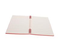 TOYZFRIENDY Vintage Red Music Notebook Narrow Staff Detachable Loose Leaf Paper Stave Notebook for Guitar Piano Manuscript Sheet Suitable for Music Schools Home Education