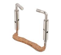 TOYZFRIENDY Violin Chin Rest Clamp Screws Metal for Violin Integrated Design Secure Fit Enhanced Comfort DIY Instrument Parts Silver