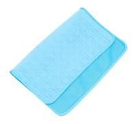 TOYZFRIENDY Washable Summer Cooling Mat for Dogs and Cats Breathable Self Cooling Ice Pad with Scratch Resistant High Tech Cold Sensing Lightweight Pet Cushion for Crate Sofa and Outdoor Use