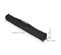 TOYZFRIENDY Waterproof Oxford Fabric Recorder Case for Flute and Mini Saxophone, Black Portable Wind Instrument Carry Bag with Zipper and Handle for Travel and Storage