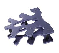 TOYZFRIENDY Wear-resistant Double-sided Dumbbell Stand Rack for Home Workout Compact Abs Plastic Holder for Dumbbells Fitness Storage Organizer for Exercise Equipment
