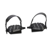 TOYZFRIENDY Wear-resistant Non-slip Indoor Cycling Pedals for Fitness Bikes Ergonomic Rugged Grip Design Compatible with Magnetron Stationary Exerciser Replacement Bike Pedal Accessories