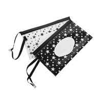 TOYZFRIENDY Wipe Dispenser Bags Sturdy and Stylish 2pcs Refillable Portable with Lid Eva Wipes Holder for Bedside and Stroller Use