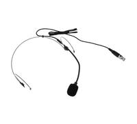 TOYZFRIENDY Wired Headset Microphone for Amplifier with Four-pin Xlr Connector, Black Over-ear Headworn Mic for Teaching, Singing, and Speaking Applications