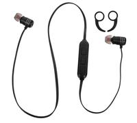 TOYZFRIENDY Wireless In-ear Neckband Earphones Magnetic Sports Headset Mini Earbuds with Mic for Running and Outdoor Activities Red Gift for Family and Friends