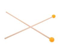 TOYZFRIENDY Wood Rhythm Mallets for Xylophone and Marimba Rubber Head with Maple Handle Precise Striking Drumsticks Accessory for Glockenspiel and Keyboard Instruments Small Percussion Sticks