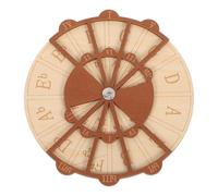 TOYZFRIENDY Wooden Circle of Fifths Guitar Chord Wheel Training Tool for Beginners and Adults Portable Music Theory Practice Aid for Scale Progression Ear Training and Songwriting Development