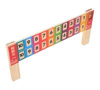 TOYZFRIENDY Wooden Household Subtraction Ruler for Kindergarten Math Learning Safe Educational Measuring Tool for Composition and Arithmetic Skills Development at Home and School