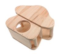 TOYZFRIENDY Wooden Rabbit Feeder Hanging Hay Holder for Bunny Cage Practical Hay Rack Organizer for Guinea Pigs and Small Pets Easy to Install Minimizes Waste
