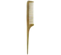 TOYZFRIENDY Yak Horn Tail Comb Hair Styling Tool for Salon Smooth Fine Teeth Hairdressing Comb with Pointed End Natural Material Professional Use for Permed and Curly Hair