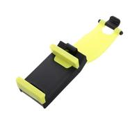 TOYZFRIENDY Yellow Adjustable Steering Wheel Phone Holder with Non Slip Hook Design for Cars Hands Mobile Cradle Compatible with Various Smartphones Easy Tool Installation