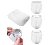 TOZBLEU 200pcs Anti-Clogging Sink Filtering Mesh, Sink Filter Bag, Disposable Filter for Sink, Sewer Filter Bags, Mesh Sink Strainer, for Collecting Food Waste in the Kitchen