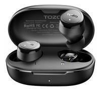 TOZO E1 Wireless Earbuds, Bluetooth 5.3 Ear Buds with Custom EQ, Premium Sound, Dual ENC Mics for Clear Calls, 30H Playtime, IPX6 Waterproof, Lightweight 3.9g, Comfortable In Ear Bluetooth Earphones