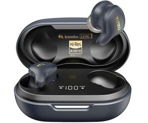 TOZO Golden X1 Wireless Earbuds Balanced Armature Driver and Hybrid Dynamic Driver, Bluetooth Headphones OrigX Pro, LDAC & Hi-Res Audio, Environment & Active Noise Cancellation Headset Star Black