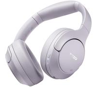 TOZO HT2 Hybrid Active Noise Cancelling Headphones, Wireless Over Ear Bluetooth Headset, 60H Playtime, Hi-Res Audio Custom EQ via App Deep Bass Comfort Fit Ear Cups, for Home Office Travel Purple