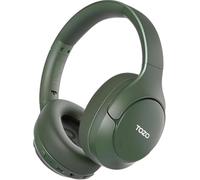 TOZO HT3 Bluetooth Headphones, Active Noise Cancelling with 5-Mic AI Chat, Wireless Over Ear Bluetooth, Hi-Res Audio, 90H Playtime, Transparency Mode, Dual Bluetooth Connection, 32 EQ Modes(Green)