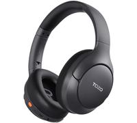 TOZO HT3 Hybrid Noise Cancelling Headphones, ANC 90H Playtime Wireless Over Ear Bluetooth Headset, Spatial Audio AI Chat with 5 Mics, Supports Dual Connection and USB-C Input, 32 EQ Music Modes