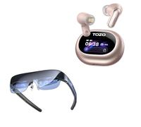 TOZO NC20 Pro Active Noise Cancelling Wireless Earbuds with Smart Touch Screen, LDAC Hi-Res Audio, Stereo Bass VIZO V1 Smart Glasses with 1800-Nit Display, Built-In Stereo Speakers