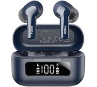 TOZO NC3 Hybrid Active Noise Cancelling Wireless Earbuds with 6 Mics AI Clear Call Ear Buds 55H Playtime with LED Display 32 Preset EQs via APP Bluetooth 5.3 IPX8 Waterproof in Ear Headphones