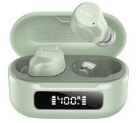 TOZO NC9 Hybrid Active Noise Cancelling Earbuds, 45dB ANC Wireless Earbuds, 6-Mic ENC for Clear Calls, Deep Bass, 59H Playtime, IPX8 Waterproof, Bluetooth 5.3 Ear Buds with App for Custom EQ (Green)