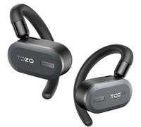 TOZO O2 Running Headphones Lightweight with Multi-Angle Adjustment, Bluetooth 5.3 Open Ear Headphones with Dual-Axis Design for Long-Lasting Comfort, Crystal-Clear Calls for Driving, Black