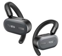 TOZO O2 Running Headphones Lightweight with Multi-Angle Adjustment, Bluetooth 5.3 Open Ear Headphones with Dual-Axis Design for Long-Lasting Comfort, Crystal-Clear Calls for Driving, Black