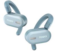 TOZO O2 True Open Ear Wireless Headphones Lightweight with Multi-Angle Adjustment, Bluetooth 5.3 Earbuds with Dual-Axis Design for Long-Lasting Comfort, Crystal-Clear Calls for Driving, Blue