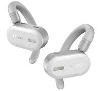 TOZO O2 True Open Ear Wireless Headphones Lightweight with Multi-Angle Adjustment, Bluetooth 5.3 Earbuds with Dual-Axis Design for Long-Lasting Comfort, Crystal-Clear Calls for Driving, White