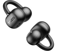 TOZO OpenEarRing Open Ear Headphones 40H Bluetooth 5.4 Lightweight Comfort | Open Ear Clip On Wireless Earbuds with Smart Digital LED Display, Stable Connection, Secure Fit for Driving Workout Black