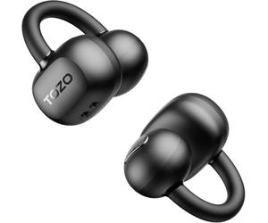 TOZO OpenEarRing Open Ear Headphones, Clip On Earphones, Lightweight Comfort Wireless Open Ear Earbuds with Smart Digital Display, 40H, IPX5 Waterproof, Bluetooth 5.4 for Running Gym Outdoor Sports